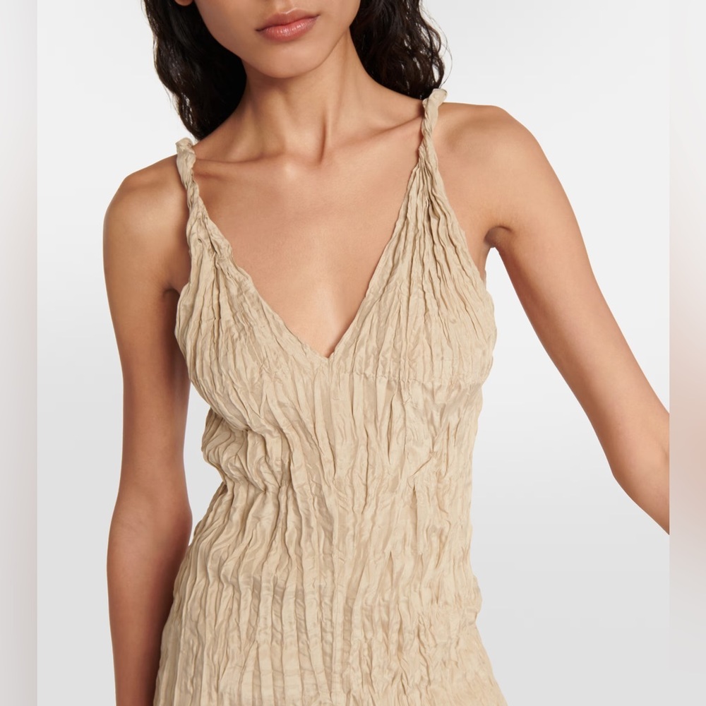 Toteme Crinkled silk top